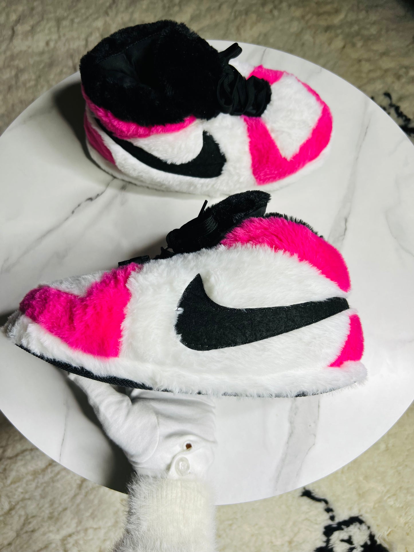 Electric Pink Slippers